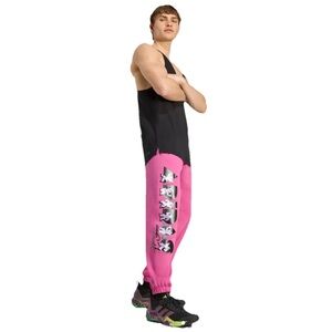 Adidas Jeremy Scott Sweatpants Pink Small NWT  Men’s Gym Lounge Athleisure